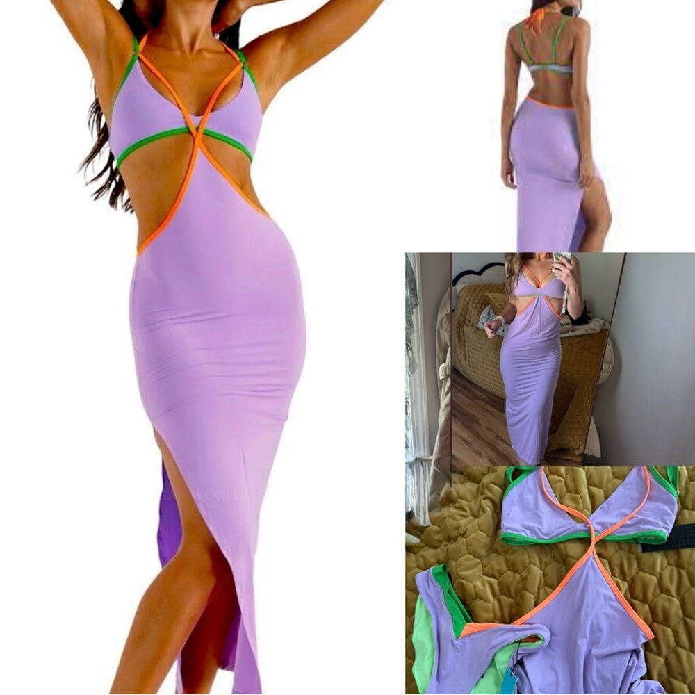 NWT oneone bikini Lia dress Anthropologie Jesse bottom strappy m 3 piece